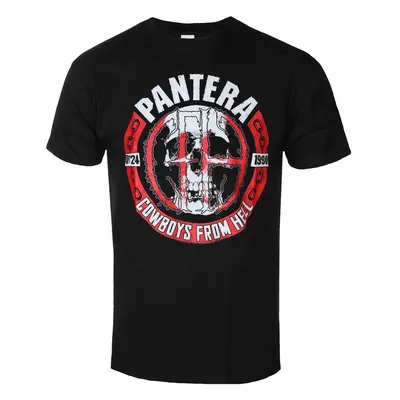 men's t-shirt Pantera - Skull Circle - Black