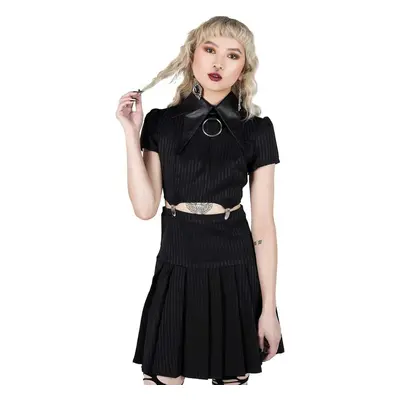 women's dress KILLSTAR - Darita Suspender - Pinstripe