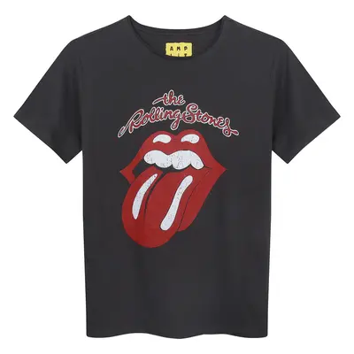 children's t-shirt The Rolling Stones - Vintage Tongue - Charcoal - AMPLIFIED