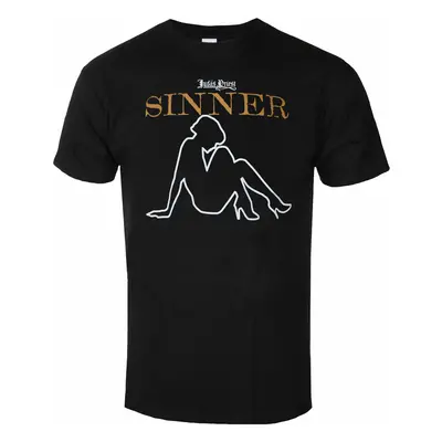 men's t-shirt Judas Priest - Sin After Sin Sinner Slogan - Black - ROCK OFF