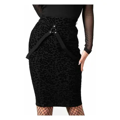 women's skirt KILLSTAR - Catty Queen - Black