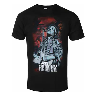 Men's t-shirt Jimi Hendrix - Universe - Black - ROCK OFF