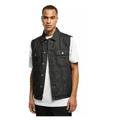 men's vest URBAN CLASSICS - Denim - TB514