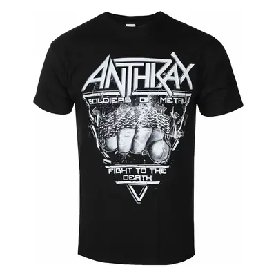 men's t-shirt Anthrax - Soldier Of Metal - BLACK - ROCK OFF