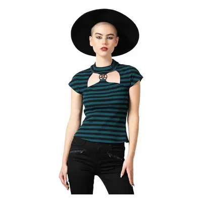 women's t-shirt KILLSTAR - Lamia - Green