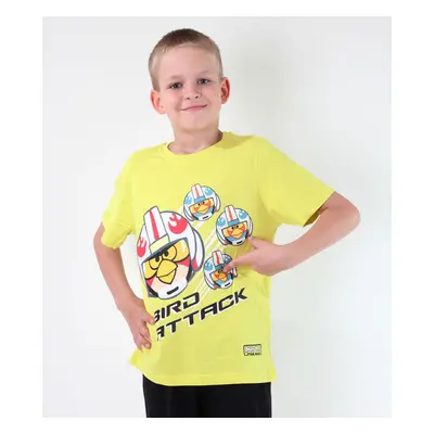 boys' t-shirt TV MANIA - Angry Birds / Star Wars - Lime