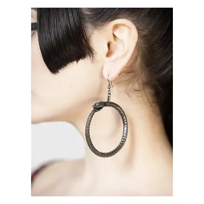 earrings KILLSTAR X TWIN TEMPLE - Ouroborous Curse - Black