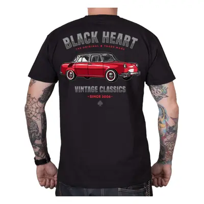 t-shirt street men's - VINTAGE MB - BLACK HEART