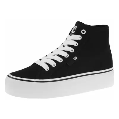 women's shoes DC - MANUALHI PLTFRM J SHOE BKW - BLACK / WHITE