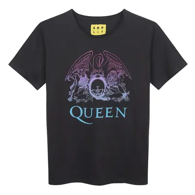 children's t-shirt QUEEN - OMBRE CREST - Charcoal - AMPLIFIED