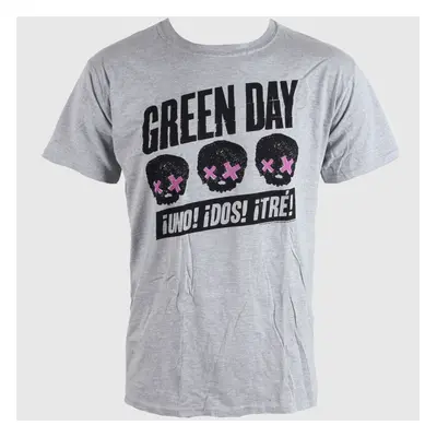 men's t-shirt Green Day - Heads Better Than - Grey - BRAVADO