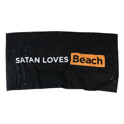 Towel (bath towel) HOLY BLVK - SATAN LOVES BEACH