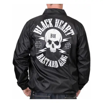 Men's jacket BLACK HEART - BASTARD SKULL - BLACK