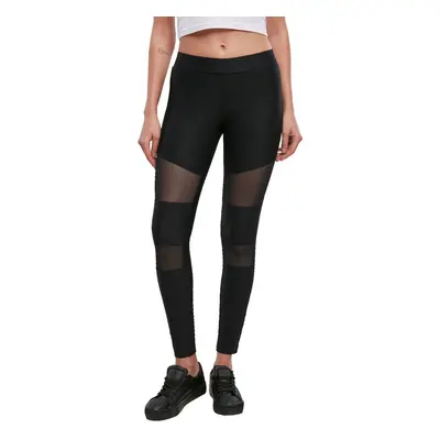 Women's pants URBAN CLASSICS - Tech Mesh Rib - black