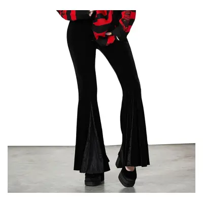 women's trousers KILLSTAR - Marisola Flares - Black