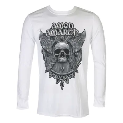 t-shirt metal men's Amon Amarth - GREY SKULL - PLASTIC HEAD