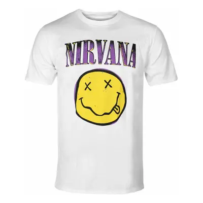 Men's t-shirt Nirvana - Xerox Happy Face Pink - ROCK OFF