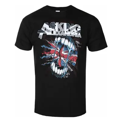 men's t-shirt Asking Alexandria - Packaged Flag Eater - BLACK - ROCK OFF