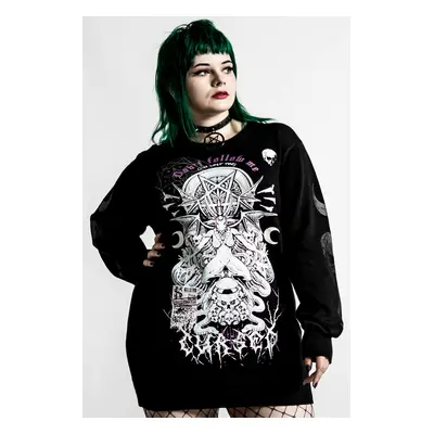 Unisex jumper KILLSTAR - Cursed Knit - BLACK