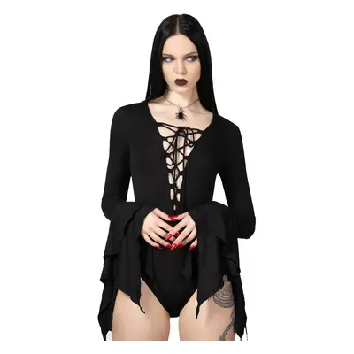 women's bodysuit KILLSTAR - Black Roses - Black