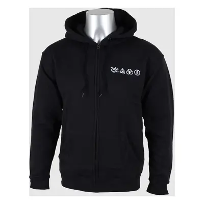 hoodie men Led Zeppelin - Logo & Symbols - Black - LIVE NATION