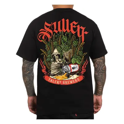 men's t-shirt SULLEN - BARLEY SKULL - BLACK