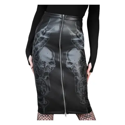 women's skirt KILLSTAR - Darkest Myth Pencil - Black