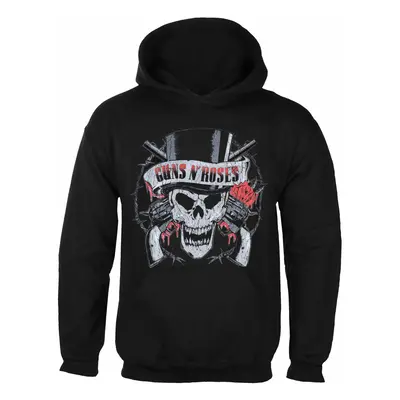 men's hoodie Guns N' Roses - Distress Skull - Black - ROCK OFF