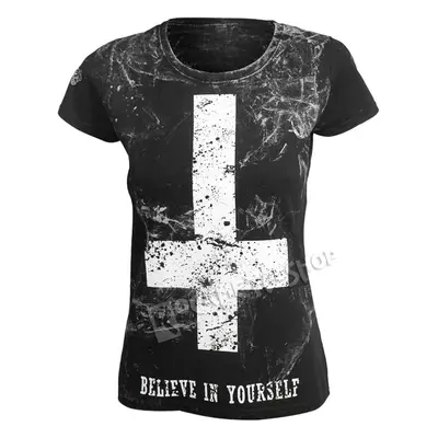 t-shirt hardcore women's - BELIEVE IN YOURSELF - AMENOMEN