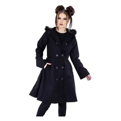 women's coat POIZEN INDUSTRIES - RYLEE - BLACK