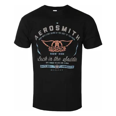 men's t-shirt Aerosmith - Back In The Saddle - BLACK - ROCK OFF