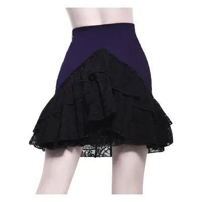 Women's skirt KILLSTAR - Adoria Bustle - PLUM