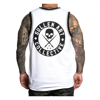 men's tank top (jersey) SULLEN - BOH - WHITE