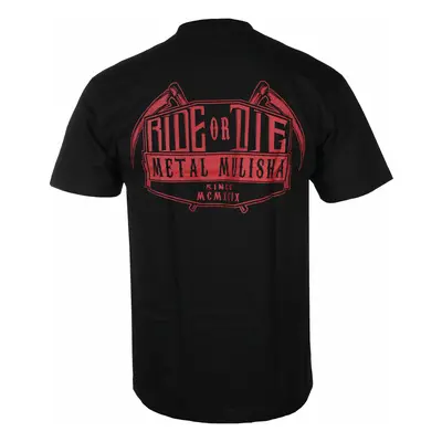 men's t-shirt METAL MULISHA - RIDE OR THE - BLACK