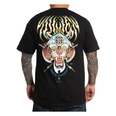 men's t-shirt SULLEN - METAL CAT - BLACK