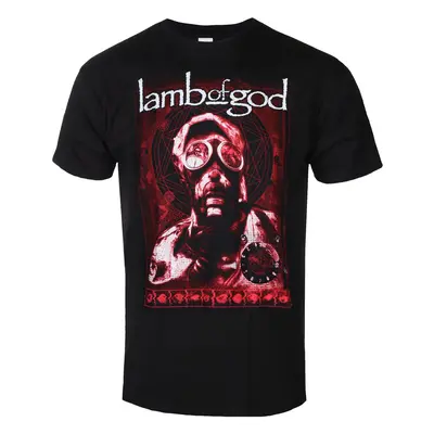 Men's t-shirt Lamb Of God - Gas Mask Waves - ROCK OFF