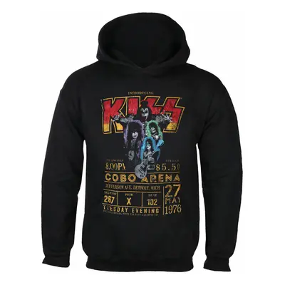 men's hoodie KISS - Cobra Arena '76- BLACK ECO - ROCK OFF