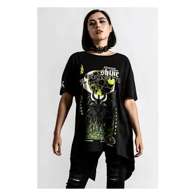 Unisex t-shirt KILLSTAR - Shine Bright Split - Black