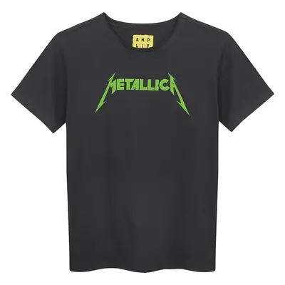 children's t-shirt Metallica - Logo - Charcoal- AMPLIFIED