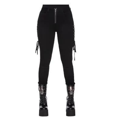 Women's trousers KILLSTAR - Get Laced Skinny Jeans