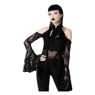 Women's t-shirt with long sleeve KILLSTAR - Cyrena Lace