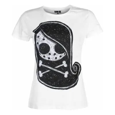 women's t-shirt AKUMU INK - Tokyo Crossbones - White