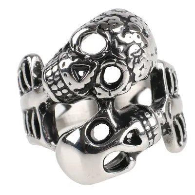 Ring ETNOX - Double Skull