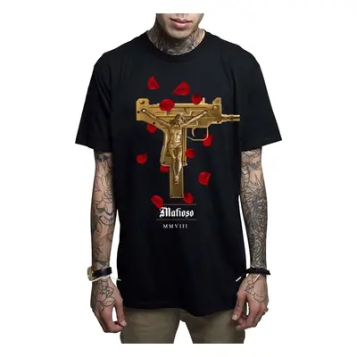 men's t-shirt MAFIOSO - UZI PRAYER - BLK