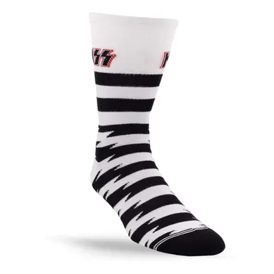 socks PERRI'S SOCK - KISS - STRIPE - WHITE