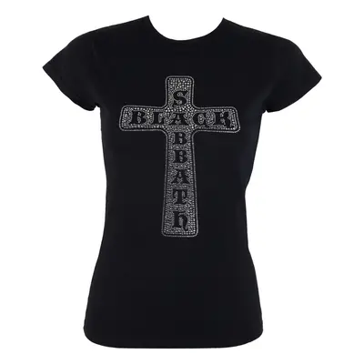 t-shirt metal women's Black Sabbath - Cross - ROCK OFF