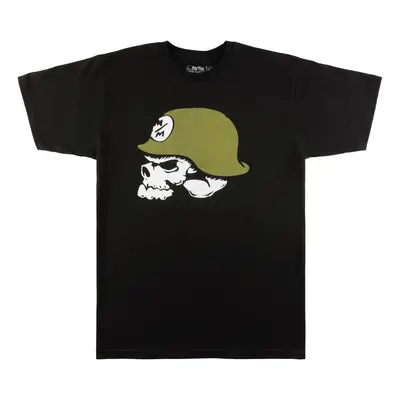 men's t-shirt METAL MULISHA - OG HELMET BLK