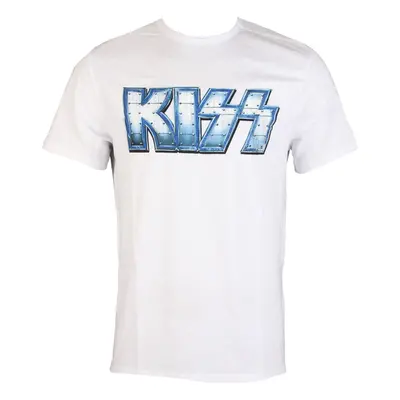 t-shirt metal men's Kiss - METAL DISTRESSED LOGO - AMPLIFIED