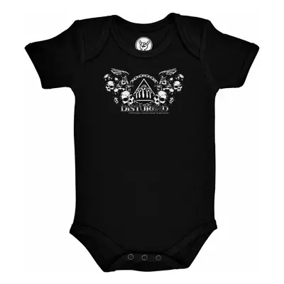 Children's romper Disturbed - (Logo) - white - Metal-Kids