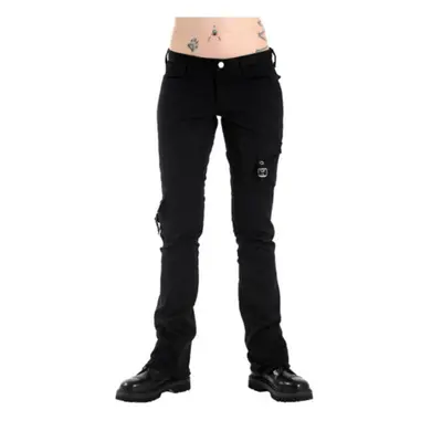 women's trousers Black Pistol - Pocket Hipster Denim Black